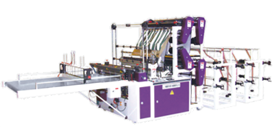 Double Layer 8-Lane Servo Control Sealing & Cutting Machine