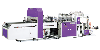 Triple-Lane Fully Automatic Servo-Control High Speed T-Shirt Bag Making Machine